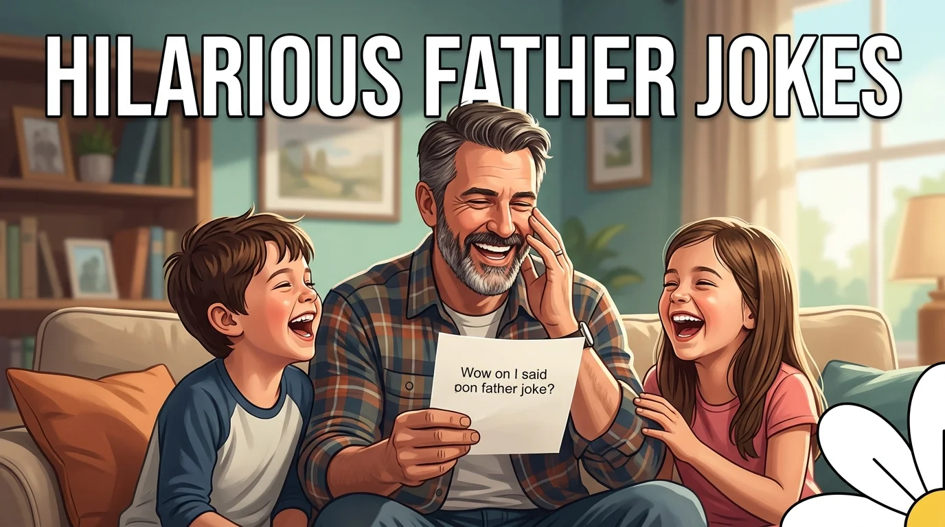 Hilarious Father Jokes + Jokes Generator