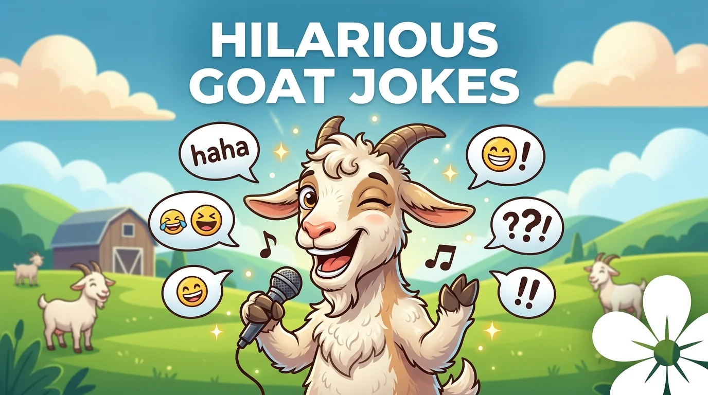 Hilarious Goat Jokes + Jokes Generator